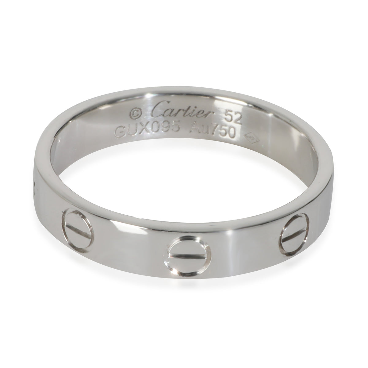 White Gold Small Model Love Ring