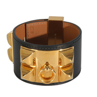 Gold-Plated  Collier de Chien Bracelet