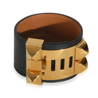 Gold-Plated  Collier de Chien Bracelet