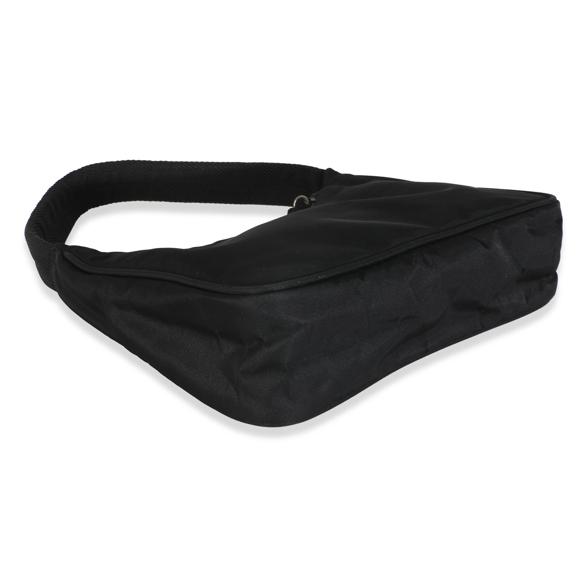 Sport Black Nylon Tessuto Mini Hobo