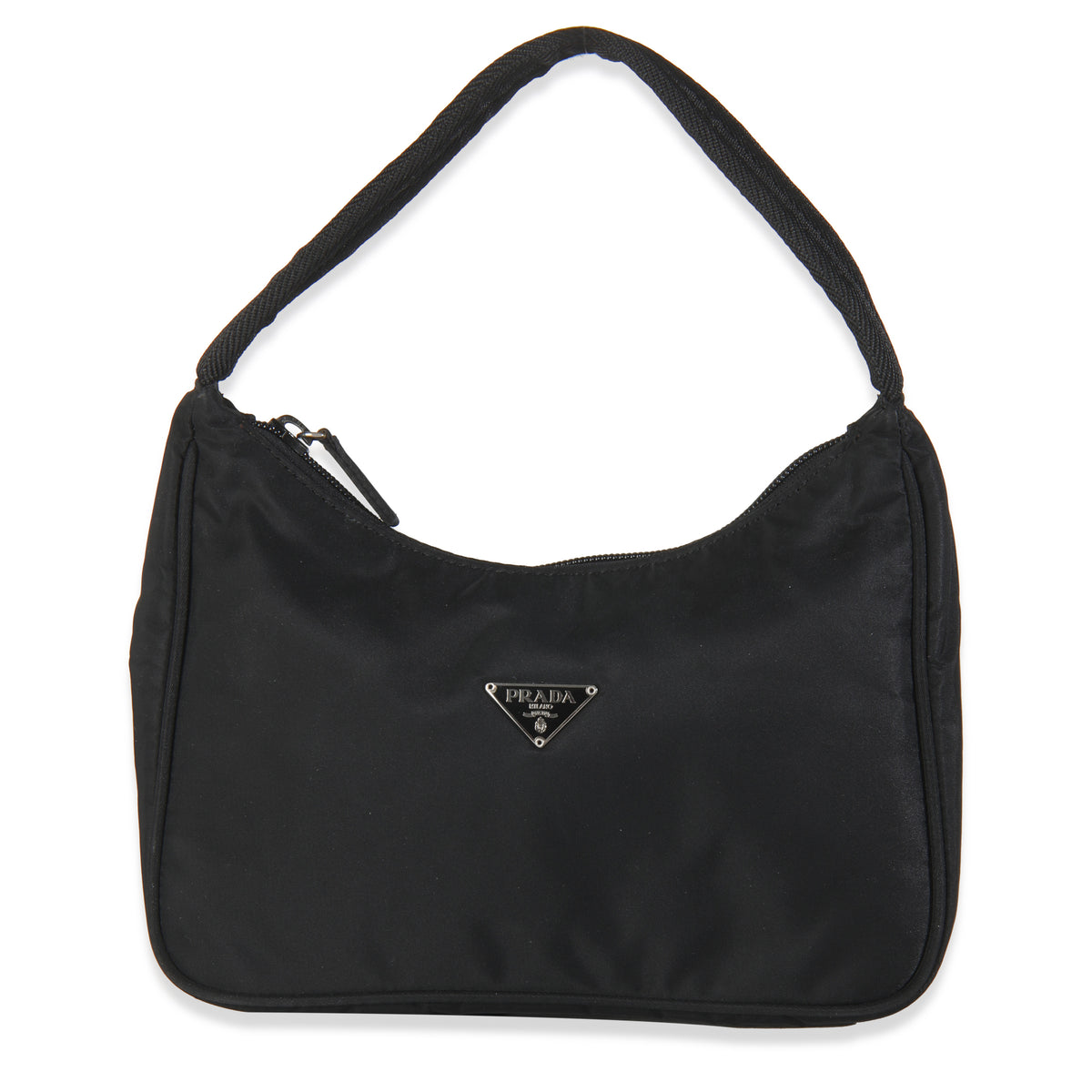 Sport Black Nylon Tessuto Mini Hobo
