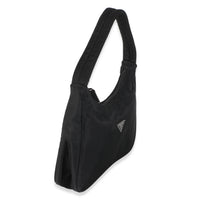 Sport Black Nylon Tessuto Mini Hobo