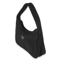 Sport Black Nylon Tessuto Mini Hobo