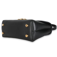 Black Supple Calfskin Teen Nino Top Handle Bag