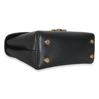 Black Supple Calfskin Teen Nino Top Handle Bag
