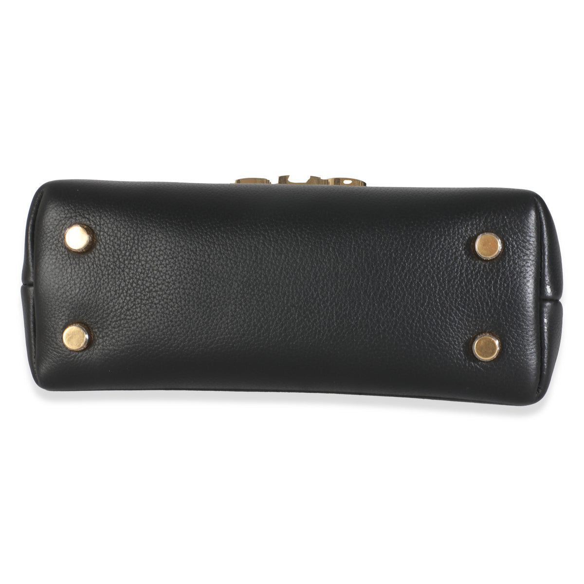 Black Supple Calfskin Teen Nino Top Handle Bag