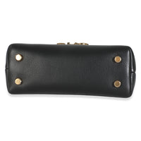 Black Supple Calfskin Teen Nino Top Handle Bag