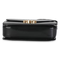 Black Shiny Calfskin Medium Triomphe Bag