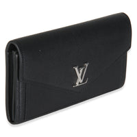 Black Soft Calfskin Mylockme Wallet
