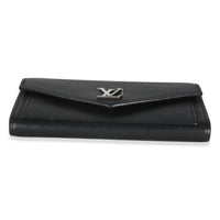 Black Soft Calfskin Mylockme Wallet