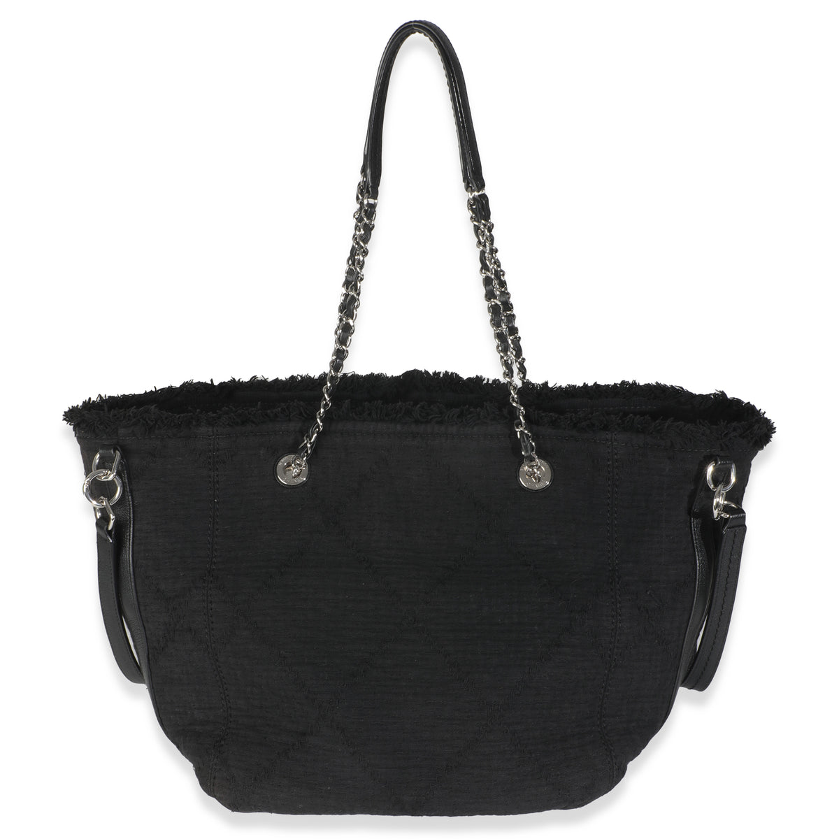 Black Canvas Small Double Face Deauville Tote