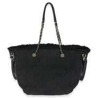 Black Canvas Small Double Face Deauville Tote