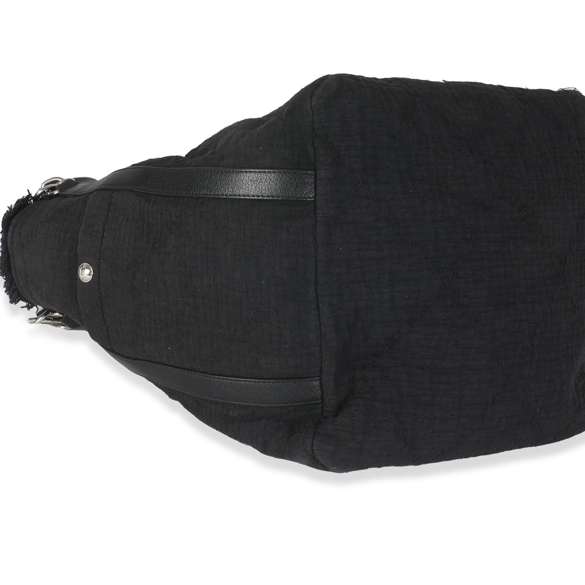 Black Canvas Small Double Face Deauville Tote