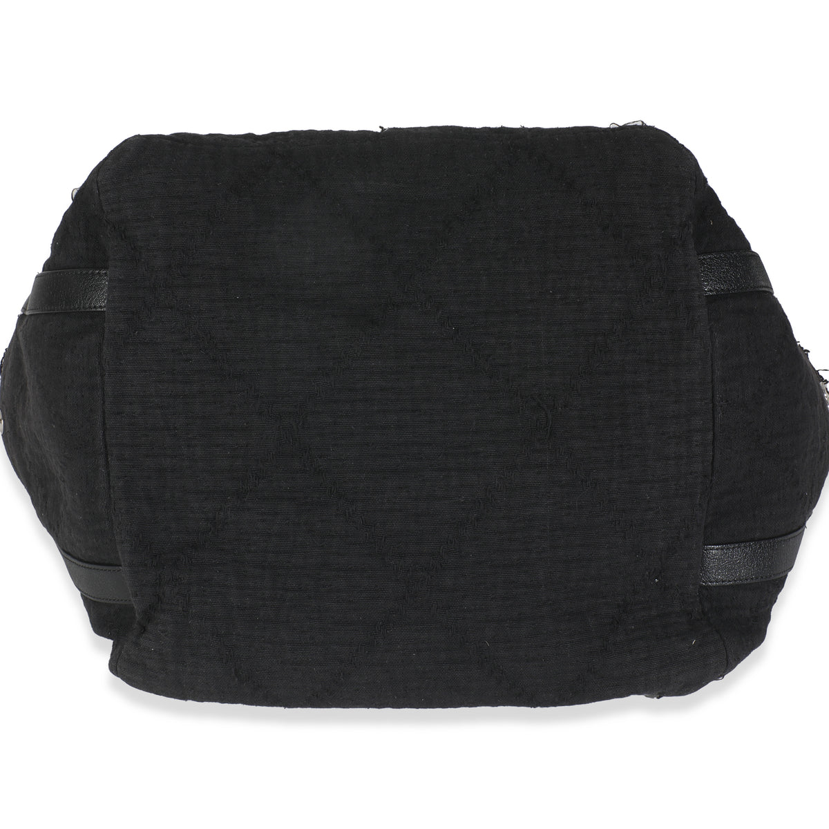 Black Canvas Small Double Face Deauville Tote