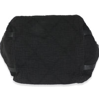 Black Canvas Small Double Face Deauville Tote