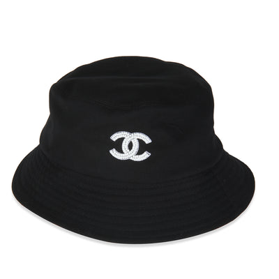 23P Black Canvas CC Pearl Bucket Hat