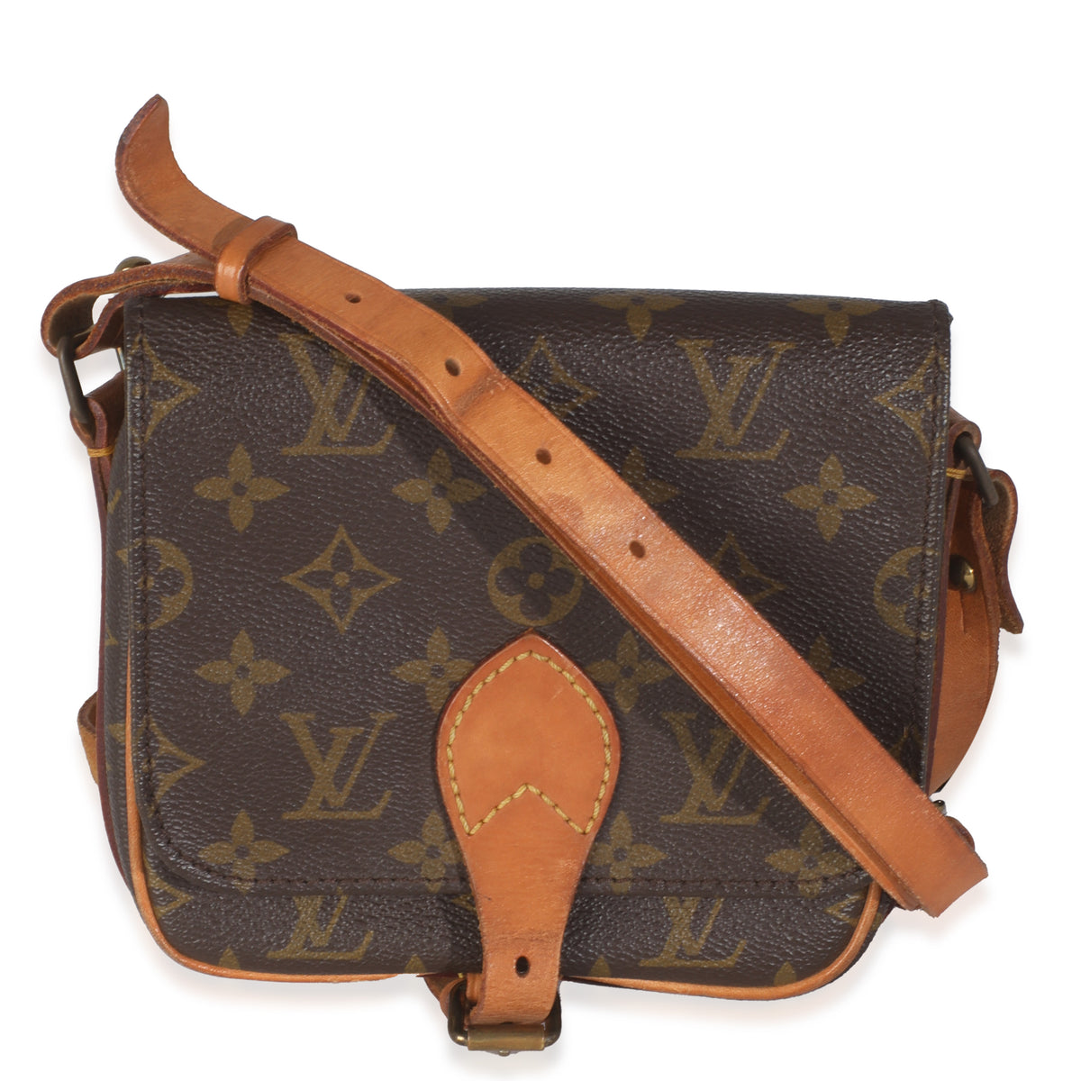 Vintage Monogram Canvas Cartouchiere 17