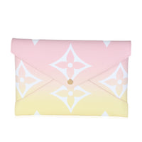 Pink Monogram Giant By The Pool Large Kirigami Pochette GM