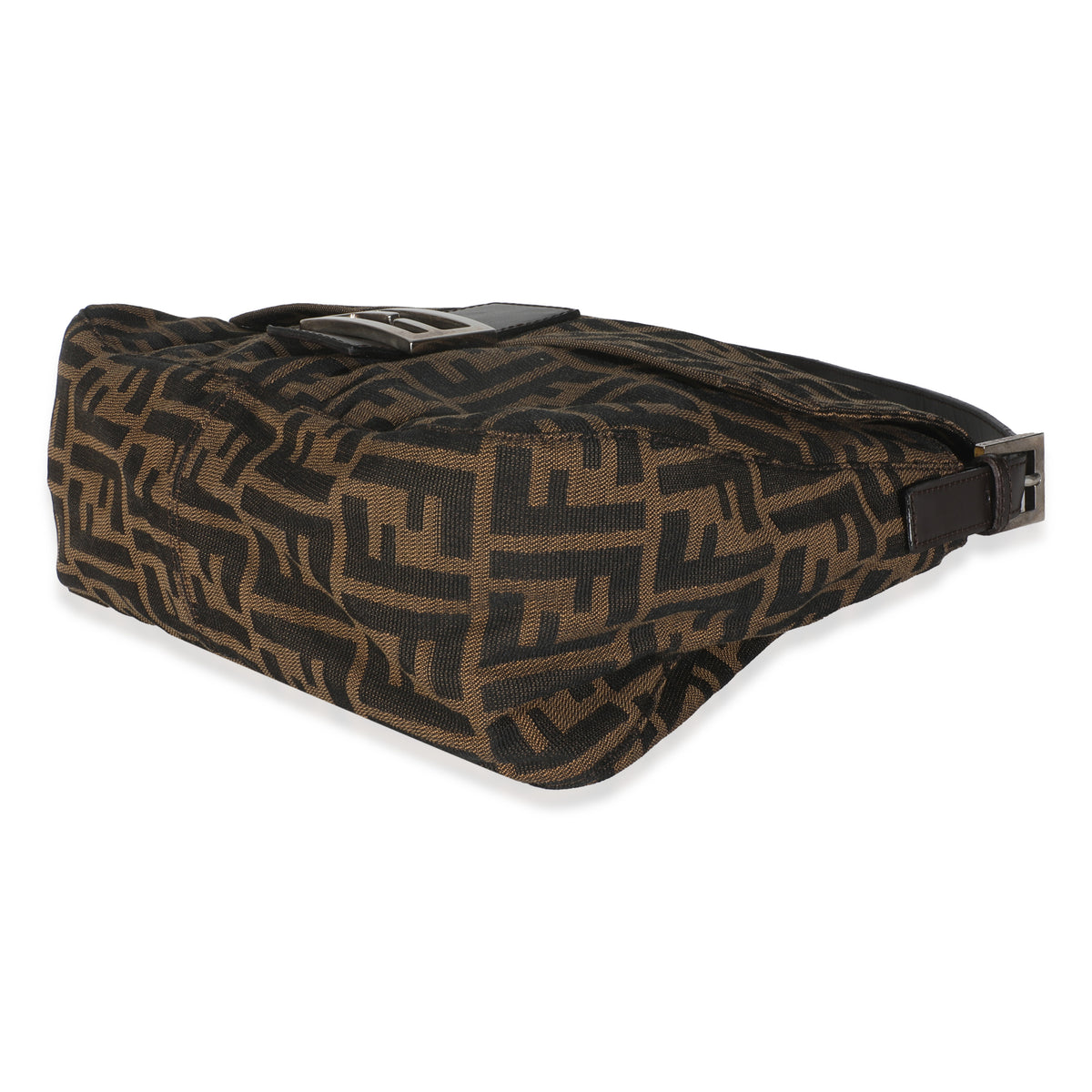 Brown Zucca Canvas Mama Baguette Bag