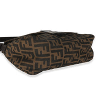 Brown Zucca Canvas Mama Baguette Bag