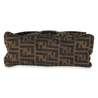 Brown Zucca Canvas Mama Baguette Bag