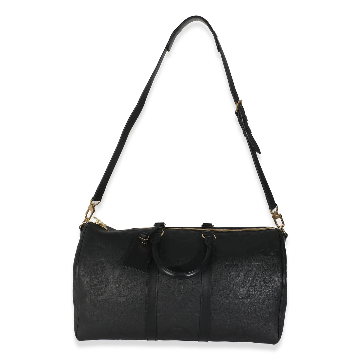 Black Monogram Empreinte Giant Keepall Bandouliere 45