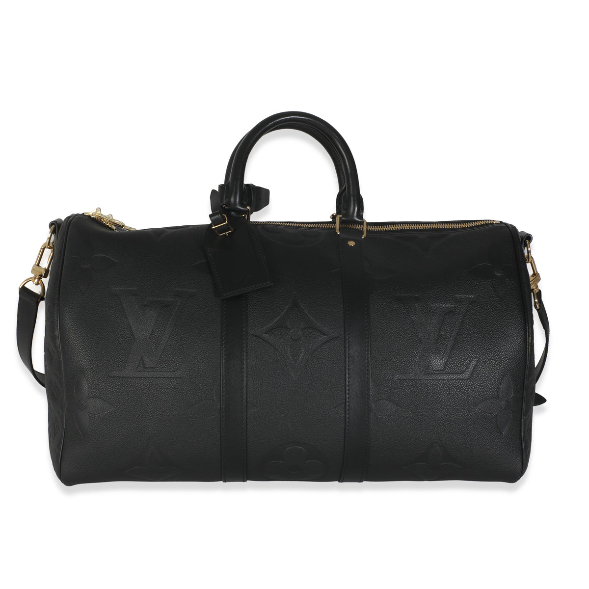 Black Monogram Empreinte Giant Keepall Bandouliere 45
