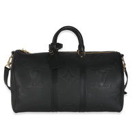 Black Monogram Empreinte Giant Keepall Bandouliere 45