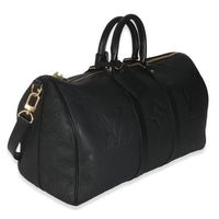Black Monogram Empreinte Giant Keepall Bandouliere 45