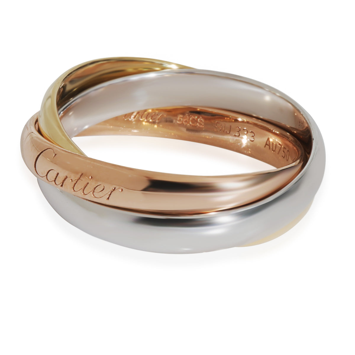 3-Tone Gold  Trinity Ring