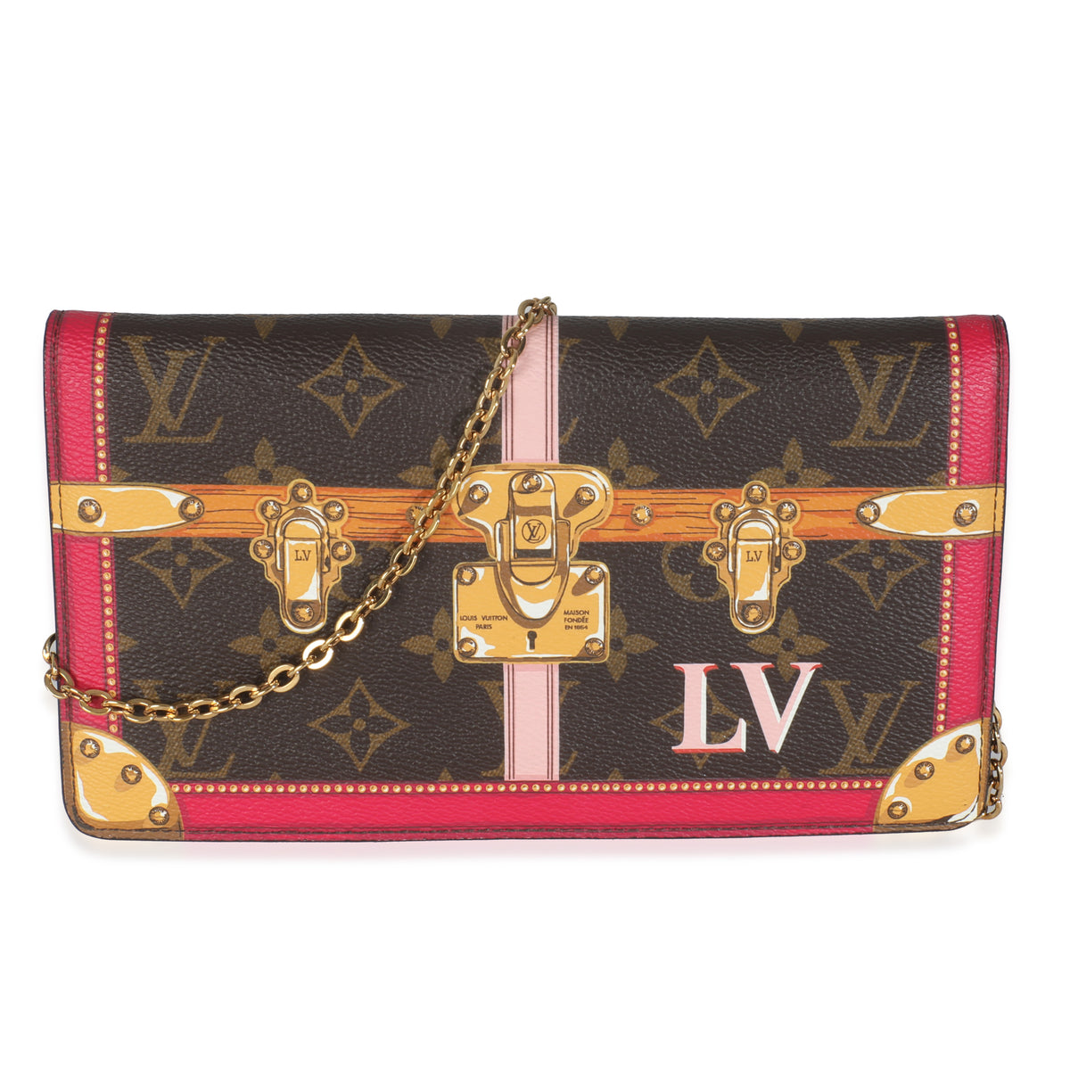 Monogram Canvas Summer Trunks Weekend Pochette