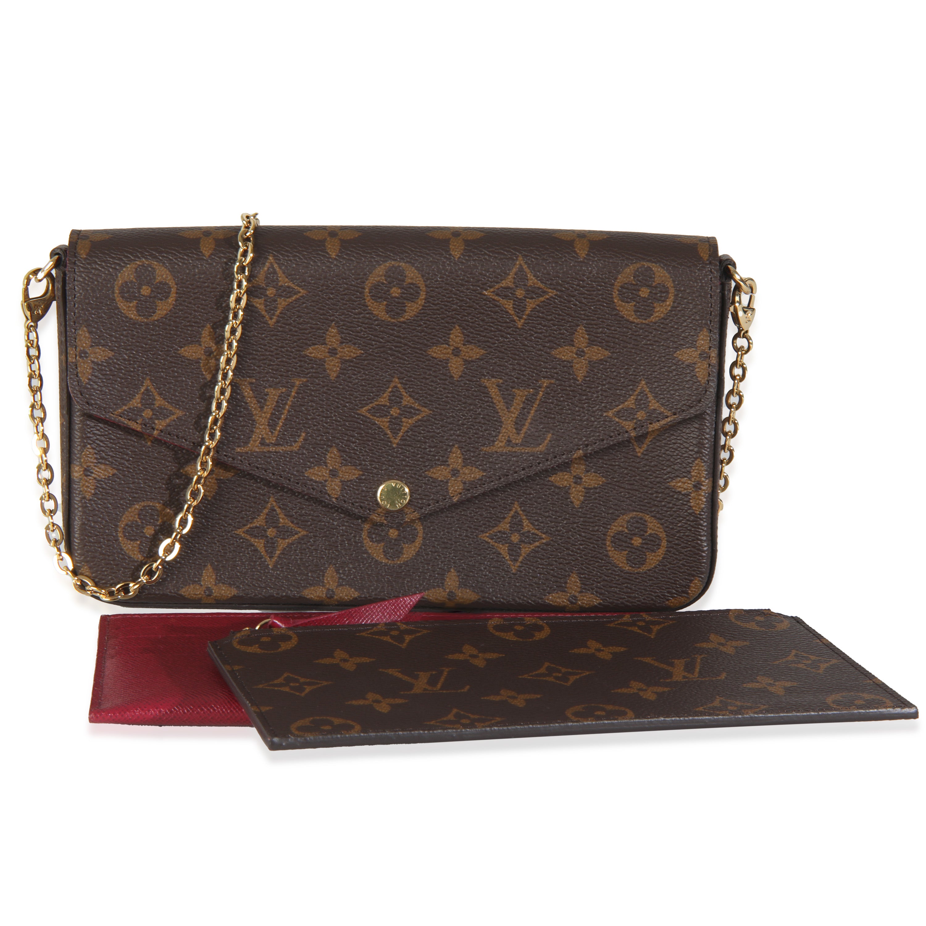 Louis Vuitton Fuchsia Monogram Canvas Felicie Pochette | myGemma