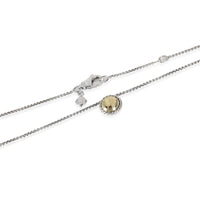 Yellow Gold & Sterling Silver  Chatelaine Pendant