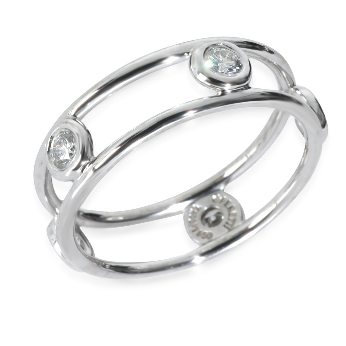 Tiffany & Co. Platinum Diamond Elsa Peretti Diamonds By The Yard Ring av