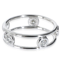 Tiffany & Co. Platinum Diamond Elsa Peretti Diamonds By The Yard Ring fv