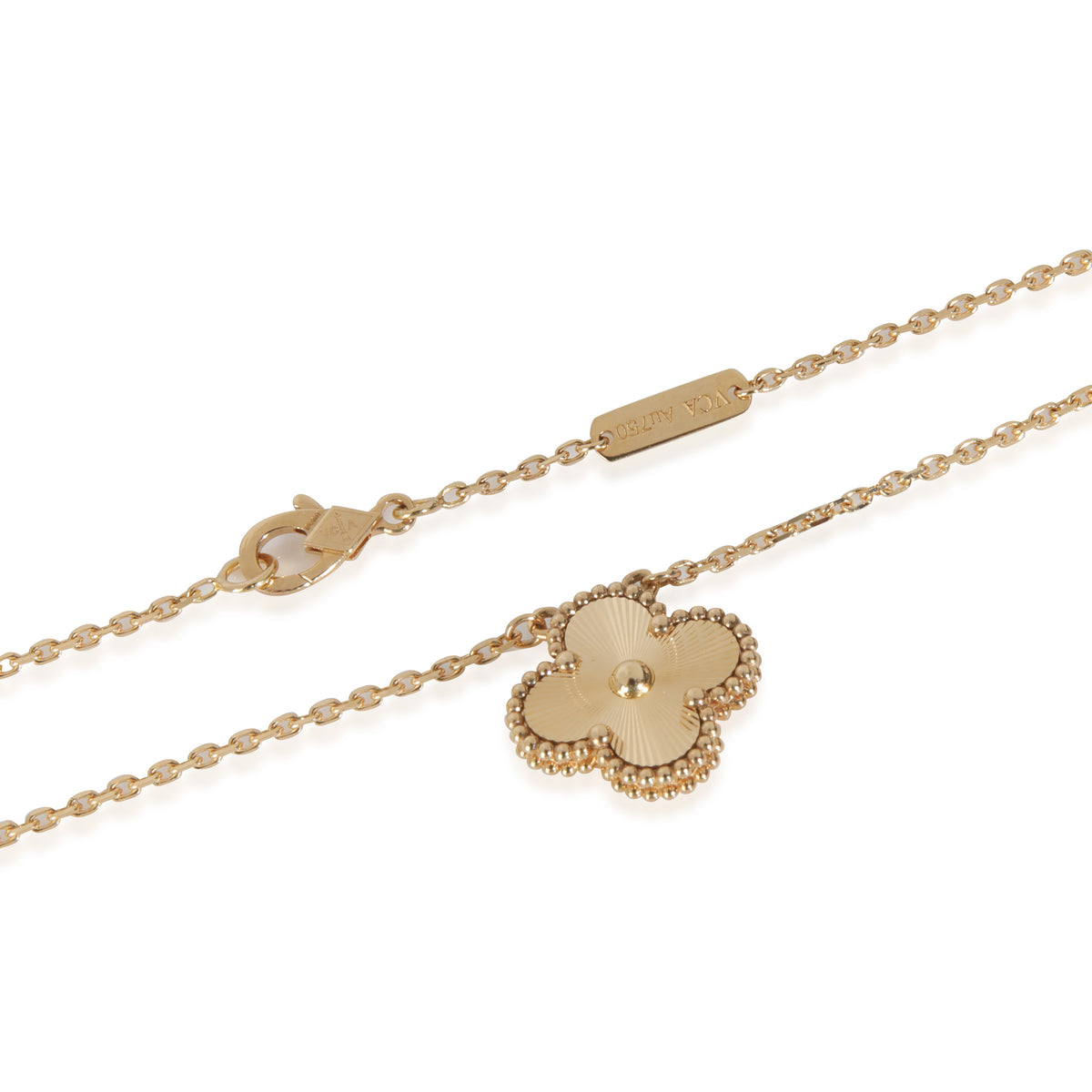 Yellow Gold  Vintage Alhambra Pendant