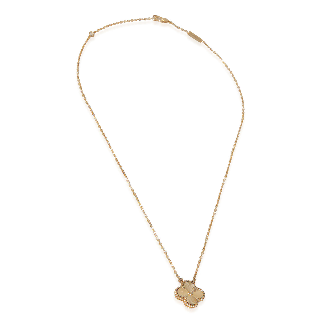 Yellow Gold  Vintage Alhambra Pendant