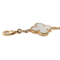 Yellow Gold Mother Of Pearl Vintage Alhambra Bracelet