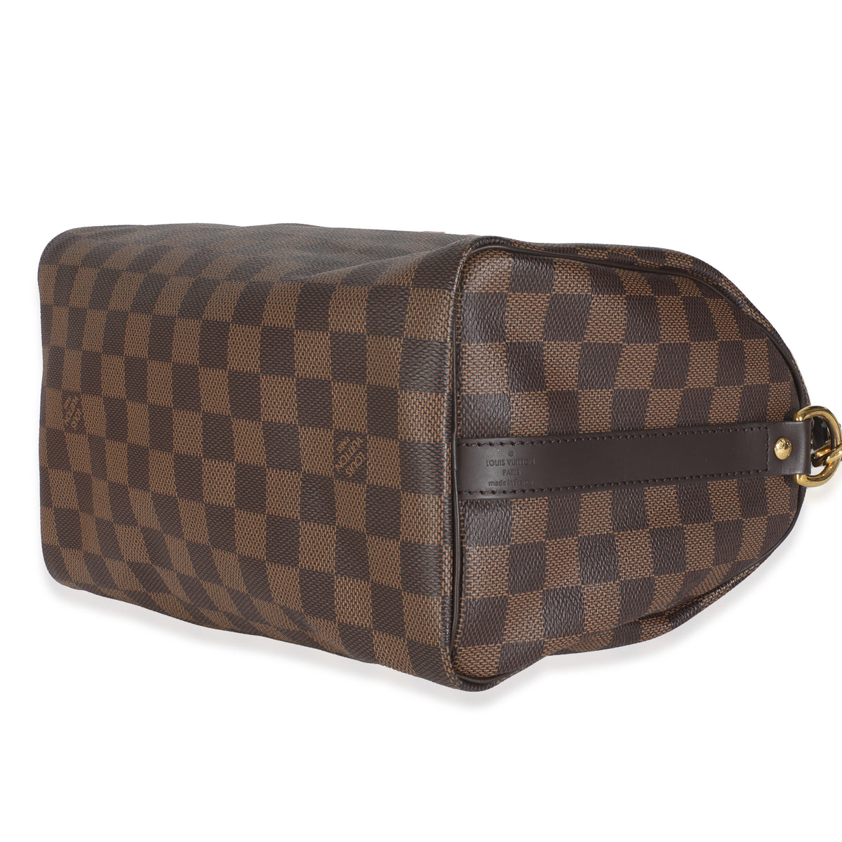 Damier Ebene Canvas Braided Speedy Bandouliere 25