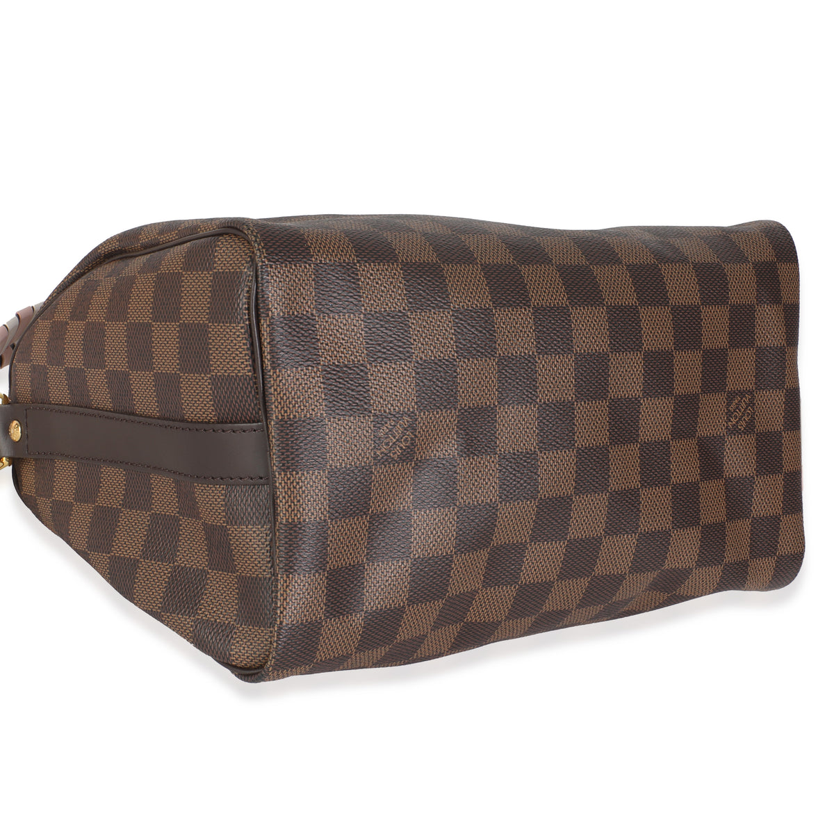 Damier Ebene Canvas Braided Speedy Bandouliere 25
