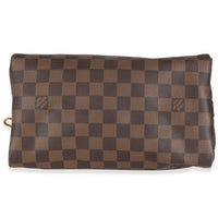 Damier Ebene Canvas Braided Speedy Bandouliere 25
