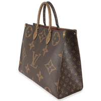 Monogram Reverse Canvas Onthego GM