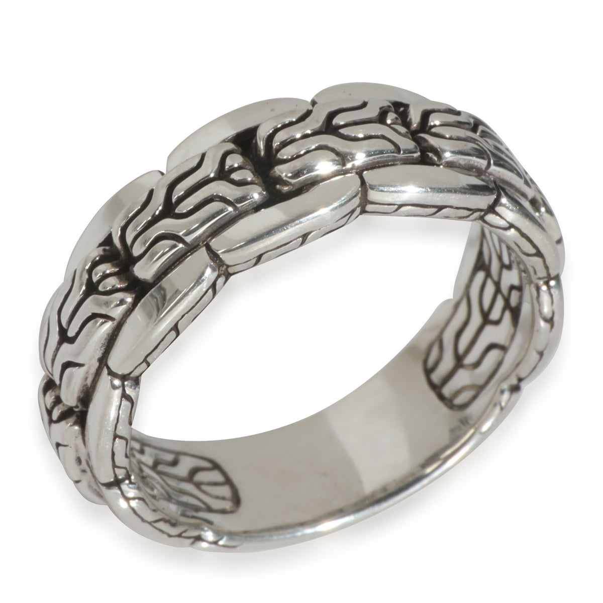 Sterling Silver  Classic Chain Ring
