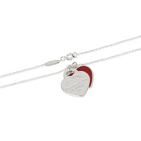 Sterling Silver  Return To Tiffany Double Heart Pendant