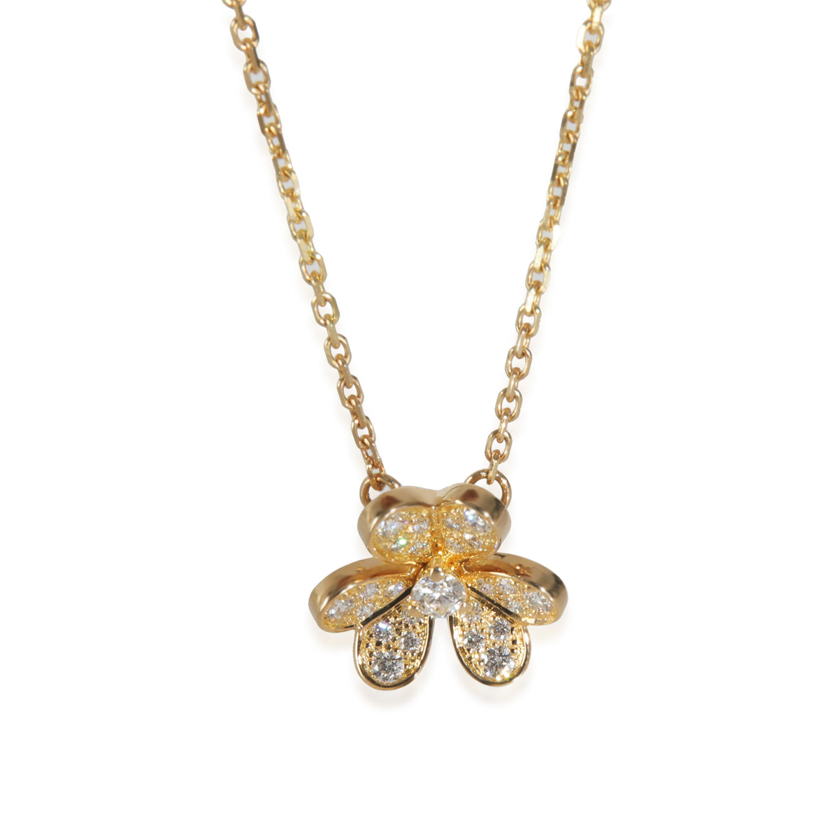Yellow Gold Diamond Mini Model Frivole Pendant