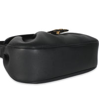 Black Supple Calfskin Medium Polly Bag