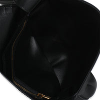 Black Supple Calfskin Medium Polly Bag
