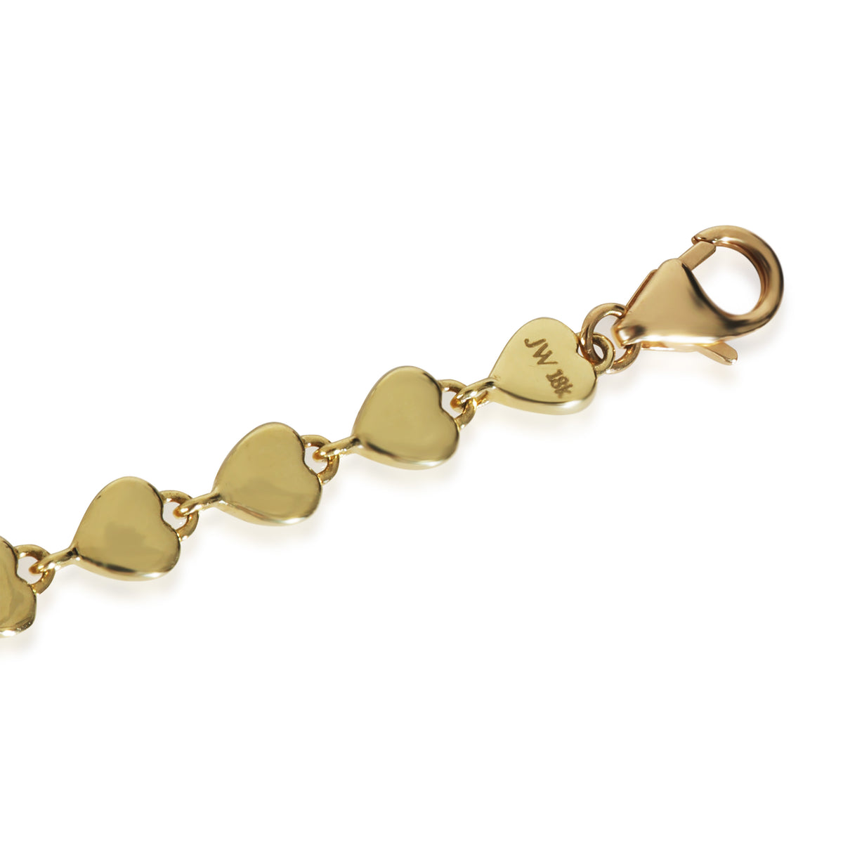 Yellow Gold Love Notes Heart Bracelet