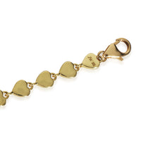 Yellow Gold Love Notes Heart Bracelet