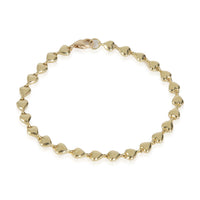 Yellow Gold Love Notes Heart Bracelet
